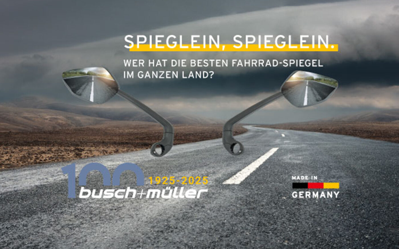 CYCLE STAR E Rückspiegel. Sicher unterwegs mit dem neuen Rückspiegel für schnelle E-Bikes