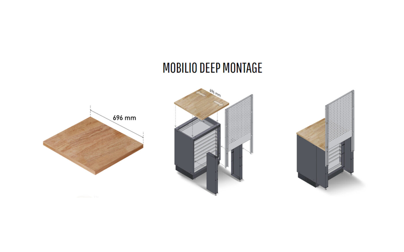 Kraftwerk MOBILIO DEEP – Doppelbreite Elemente